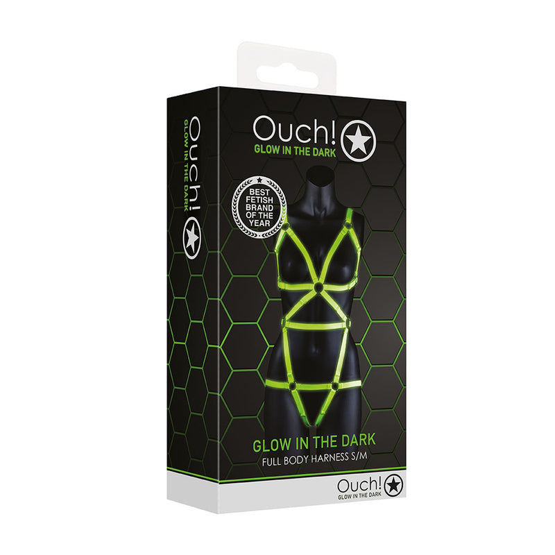 Ouch! Full Body Harness Glow In The Dark