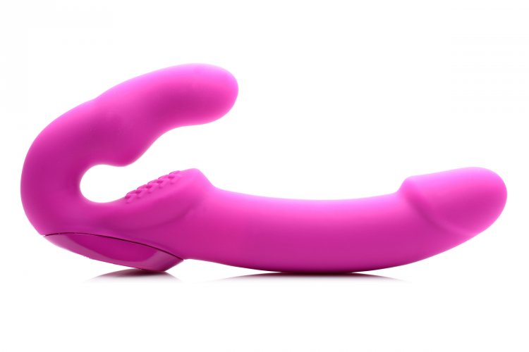 Strap U Evoke Super Charged Rechargeable Silicone Vibrating Strapless Strap On
