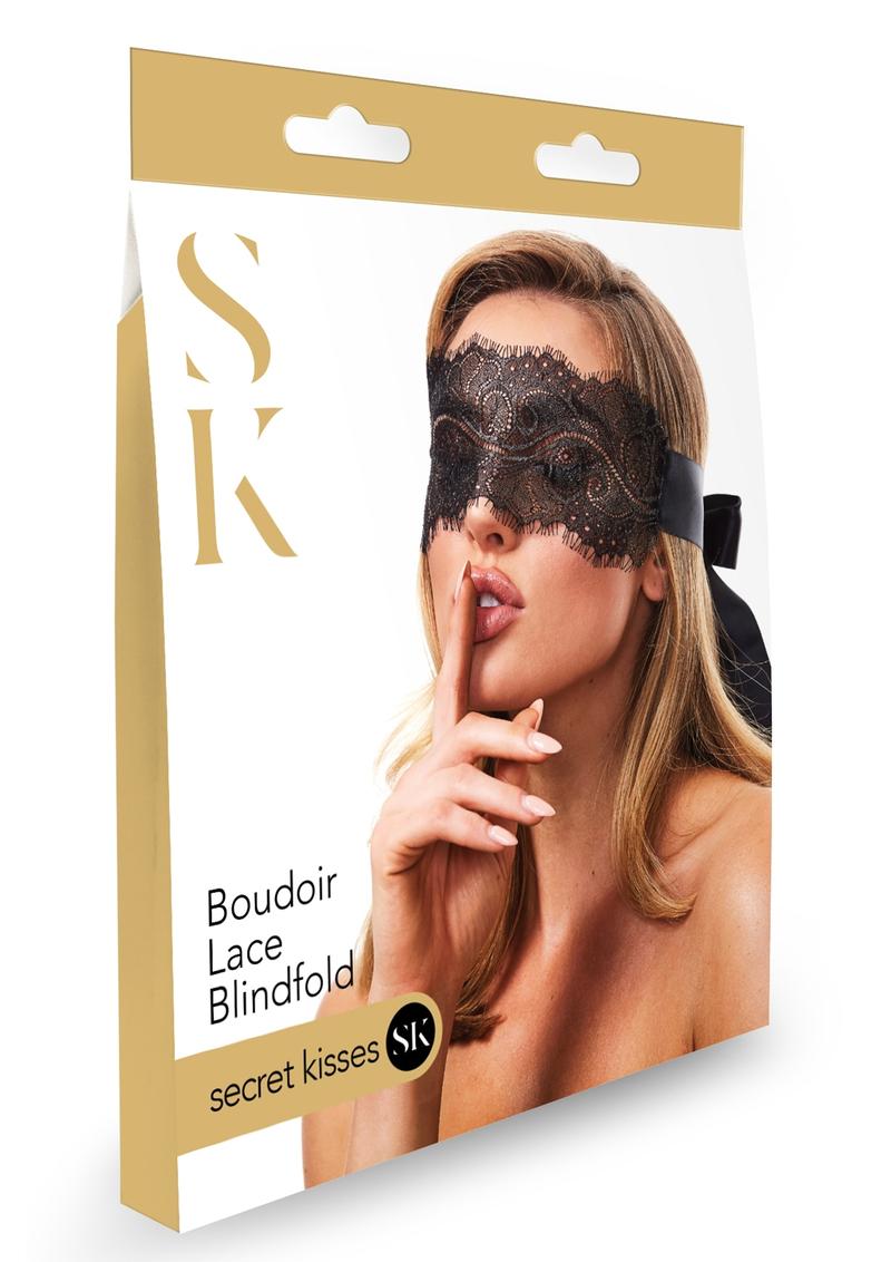 Secret Kisses Boudoir Lace Blindfold