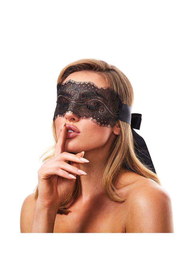 Secret Kisses Boudoir Lace Blindfold