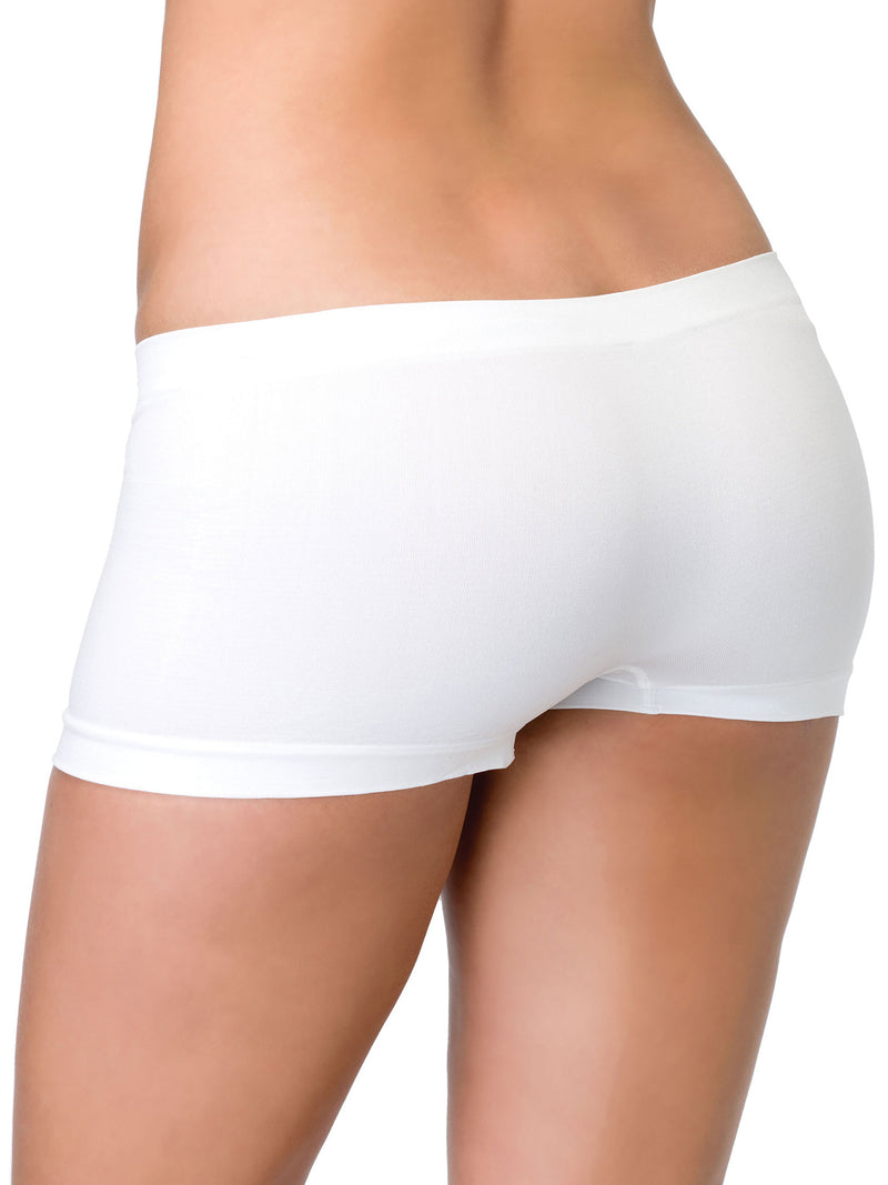 SEAMLESS BOYSHORTS O/S WHITE O
