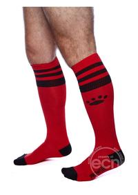 Prowler Red Football Socks Red/Black