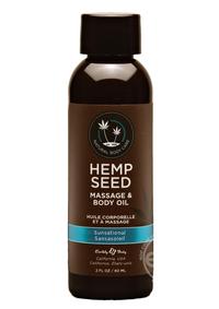 Hemp Seed Massage Oil 2oz