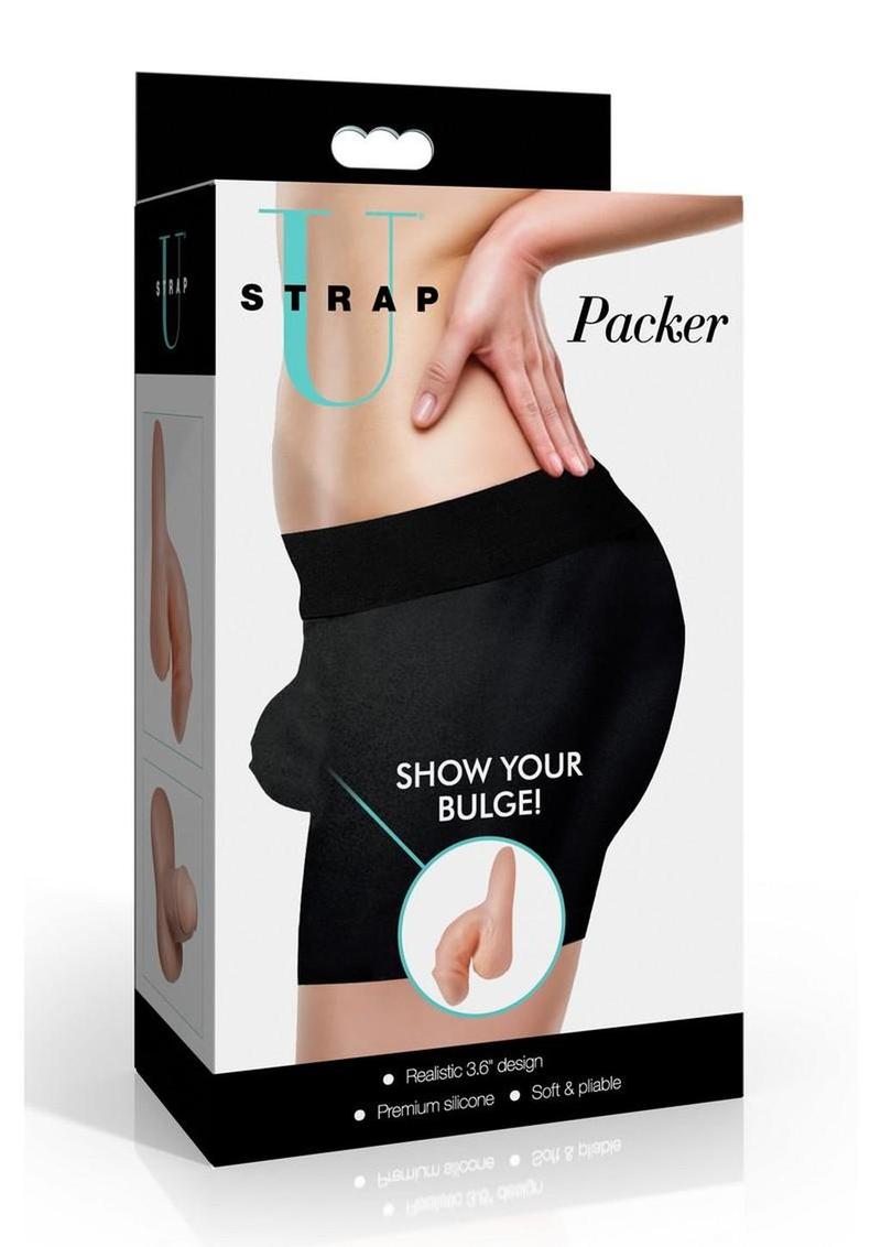Strap U Packer Silicone 3.6in Dildo