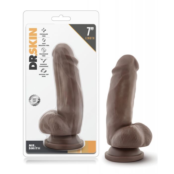 Blush Dr. Skin Mr. Smith 7" Dildo w/Suction Cup