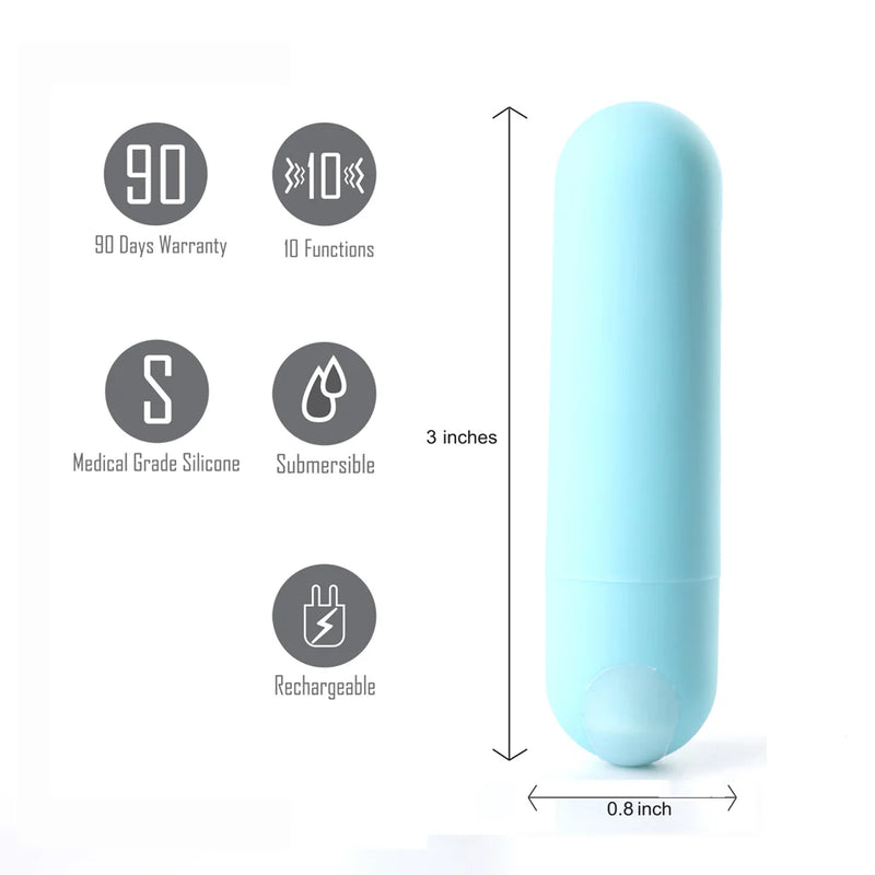 USB Rechargeable Super Charged Mini Bullet