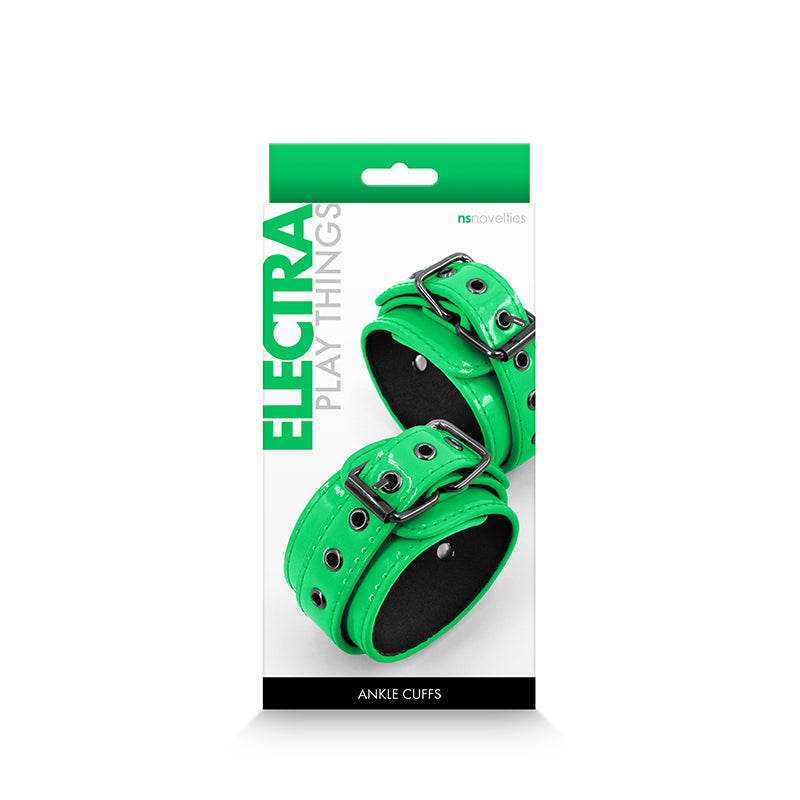 Electra Play Things -Ankle Cuffs - Green