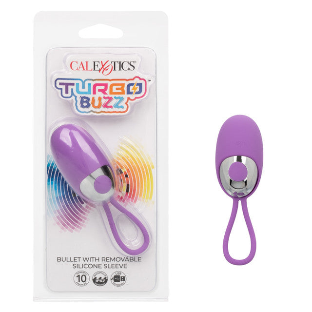 Turbo Buzz™ Bullet with Removable Silicone Sleeve