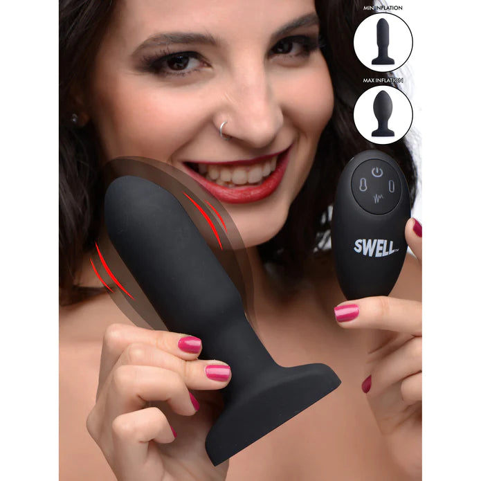 Remote Control Inflatable 10X Missile Anal Plug