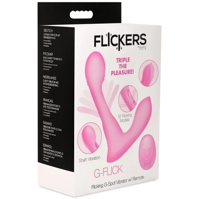 G-Flick Flicking G-Spot Vibrator W/ Remote