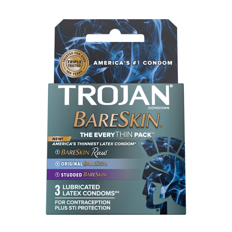Trojan Bareskin Varity Pack 3pk