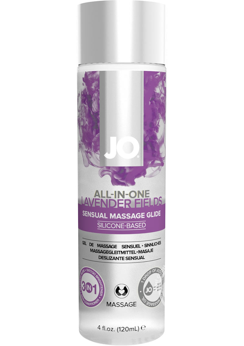 JO All-In-One Silicone Massage Glide Lavender