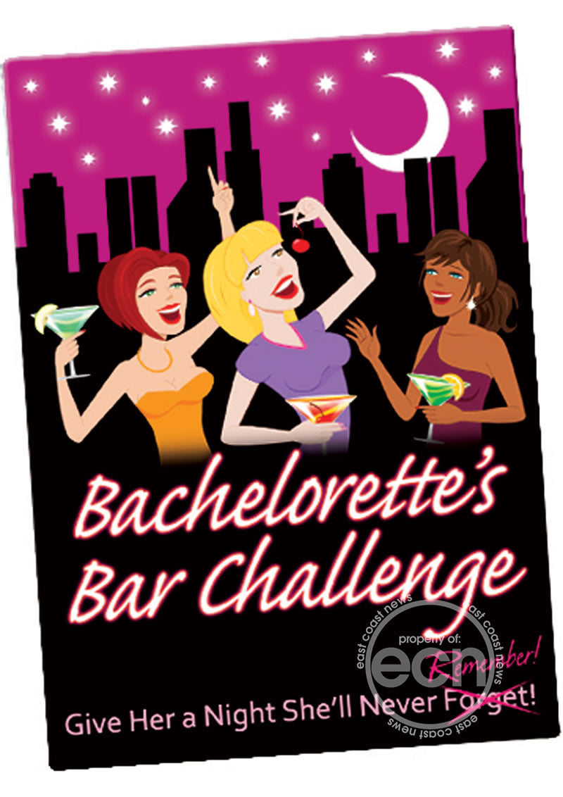 Bachelorettes Bar Challenge Cards