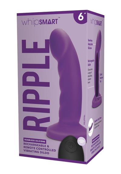 6 INCH CURVED RIPPLE REMOTE CONTROL RECHARGEABLE G-SPOT P-SPOT DILDO