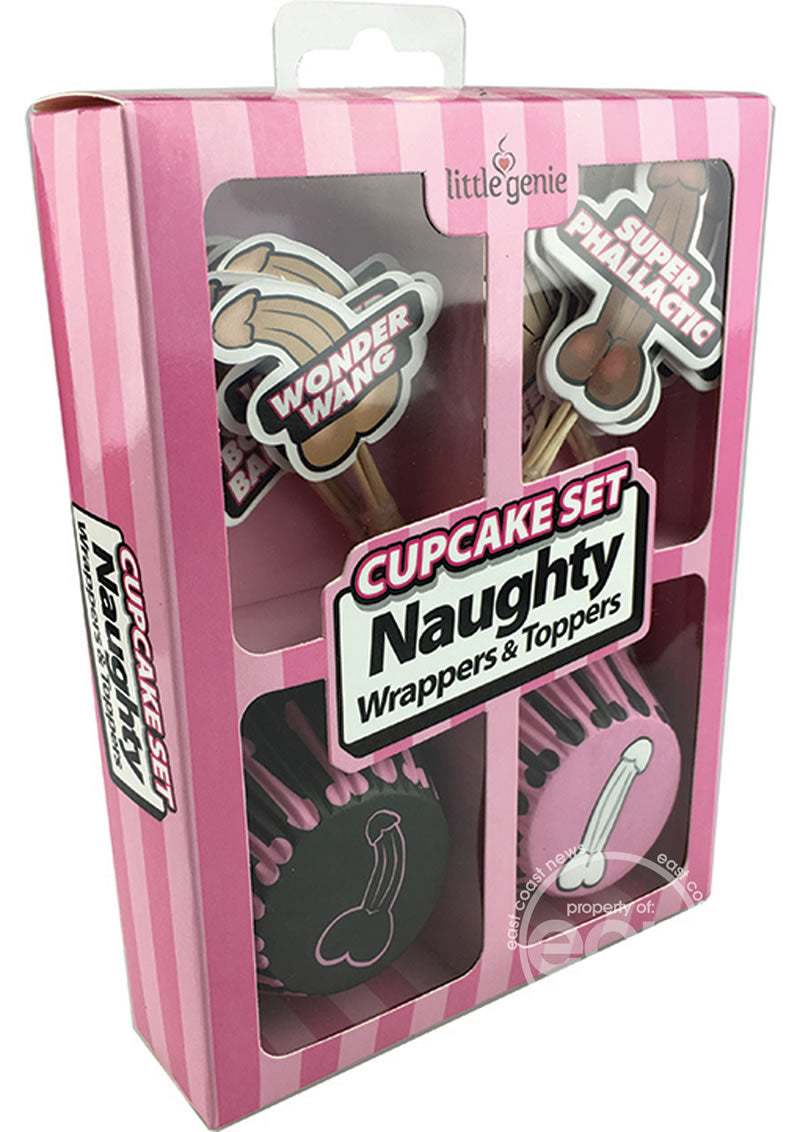 Naughty Wrappers & Toppers Cupcake Set
