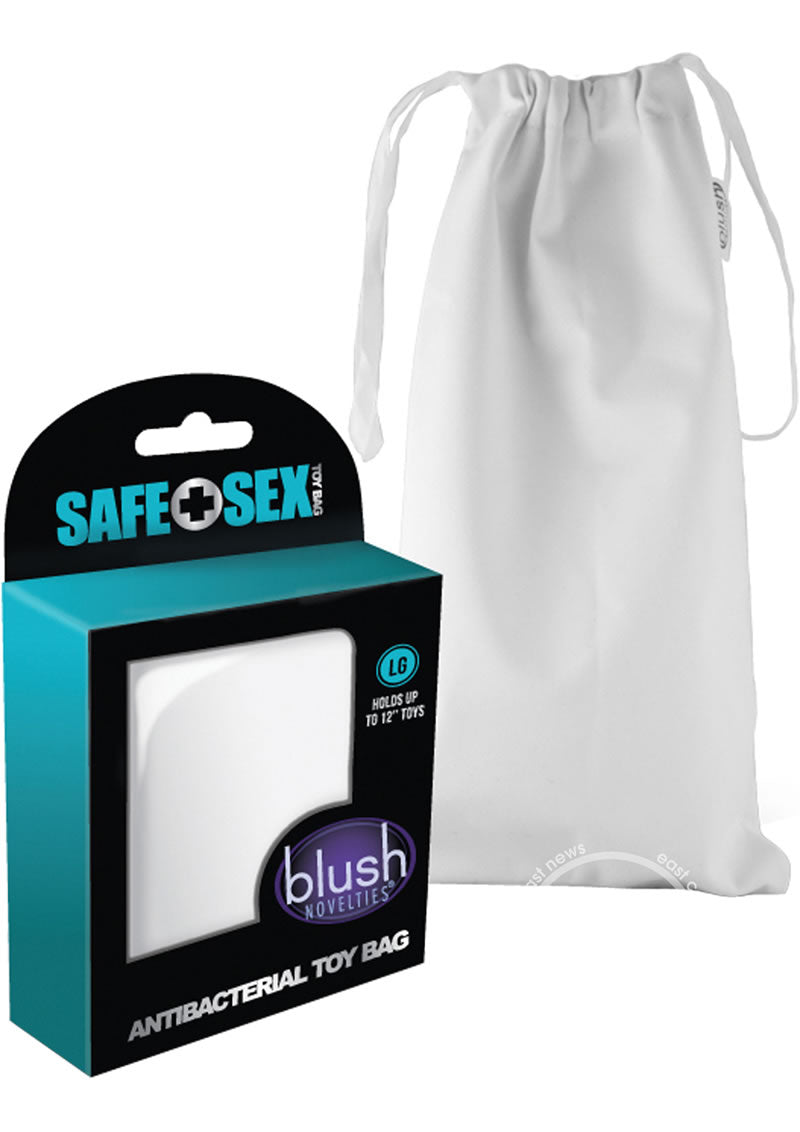 Safe Sex Antibacterial Toy bag - Large - White