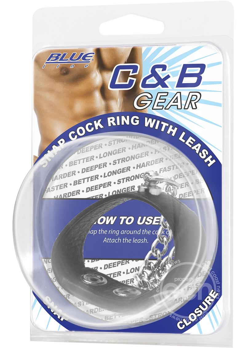 C&B Gear Snap Cock Ring with Leash 12in