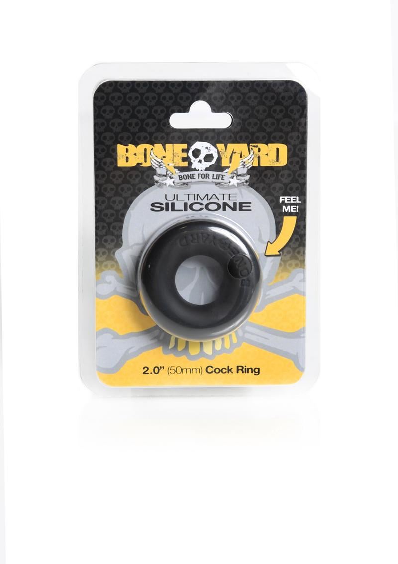 Boneyard Ultimate Silicone Cock Ring 2in