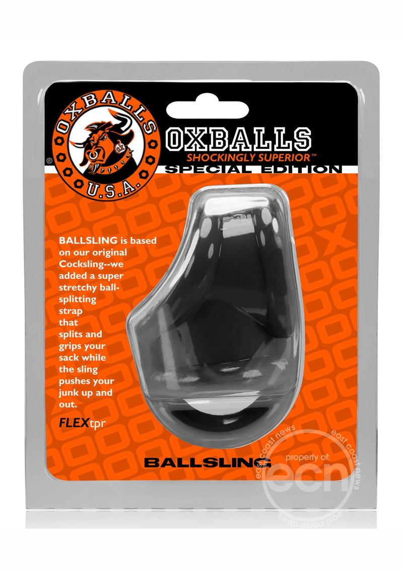 Oxballs Ball Sling With Ball Splitter Strap - Black