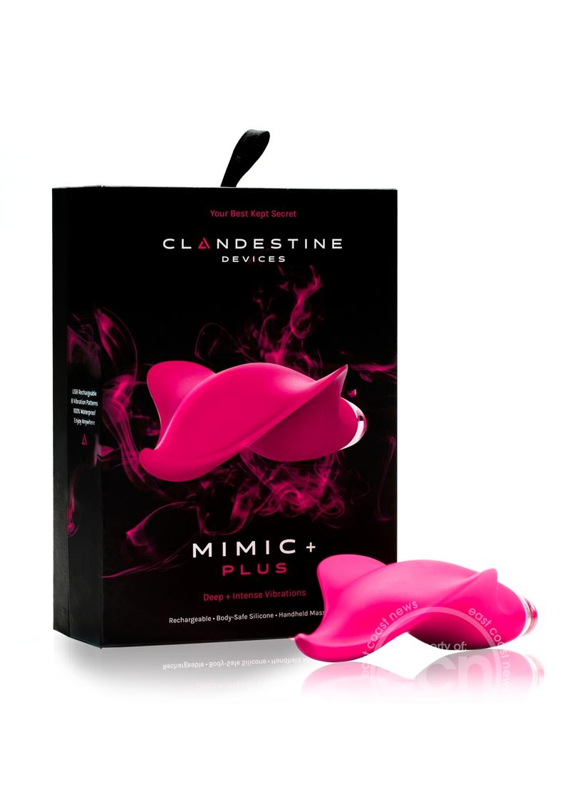 Mimic Plus USB Magnetic Rechargeable Silicone Handheld Massager