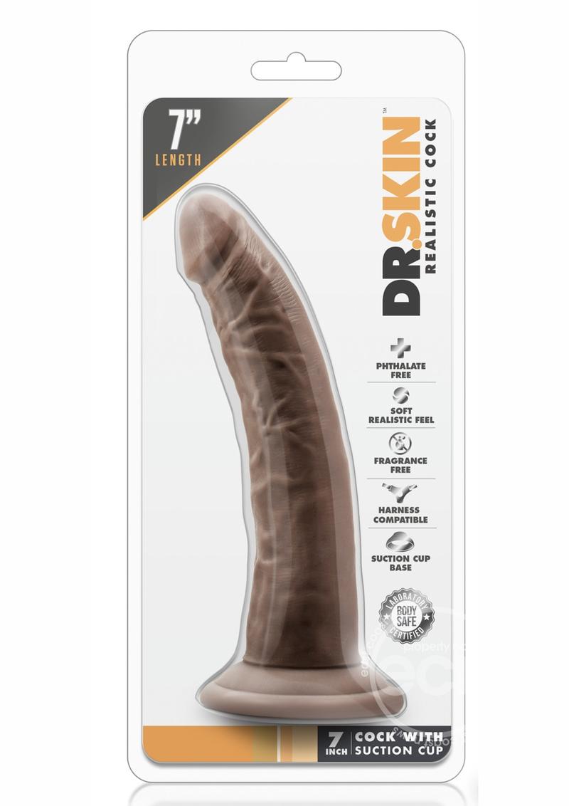 Dr. Skin Dildo with Suction Cup 7in
