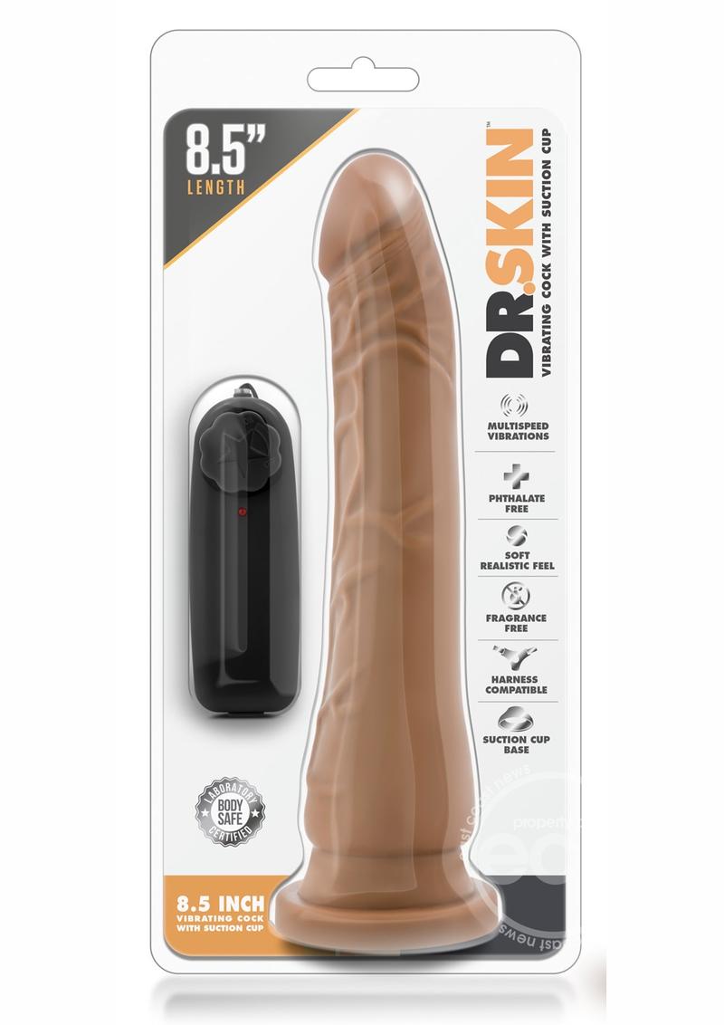 Dr. Skin Vibrating Cock with Suction Cup 8.5in