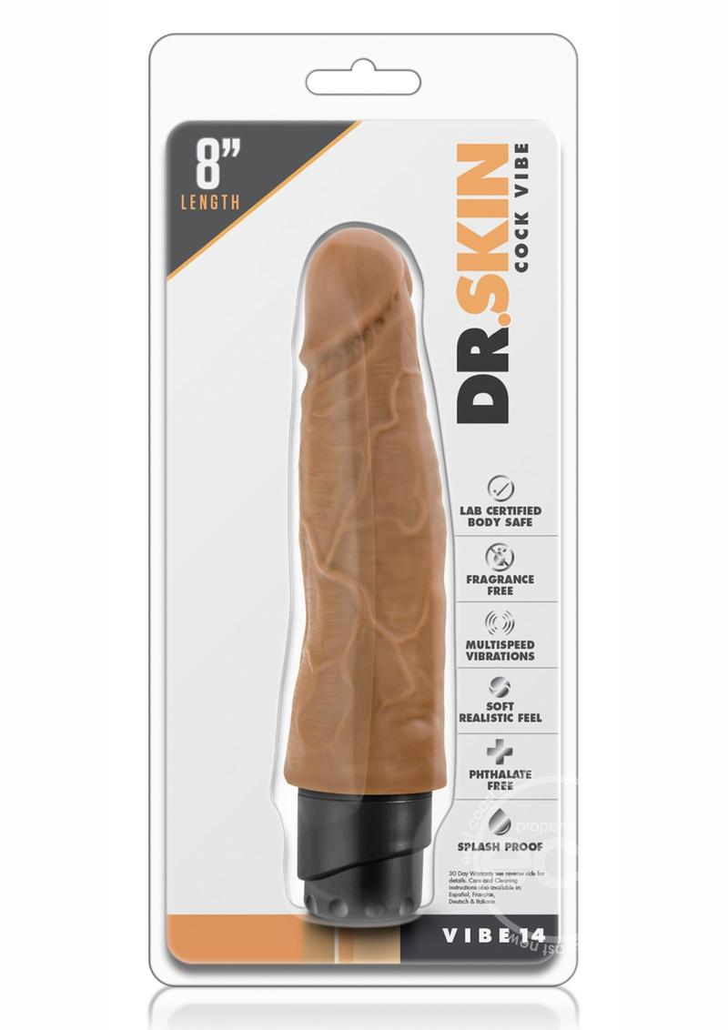 Dr. Skin Cock Vibe 14 Vibrating Dildo 8in