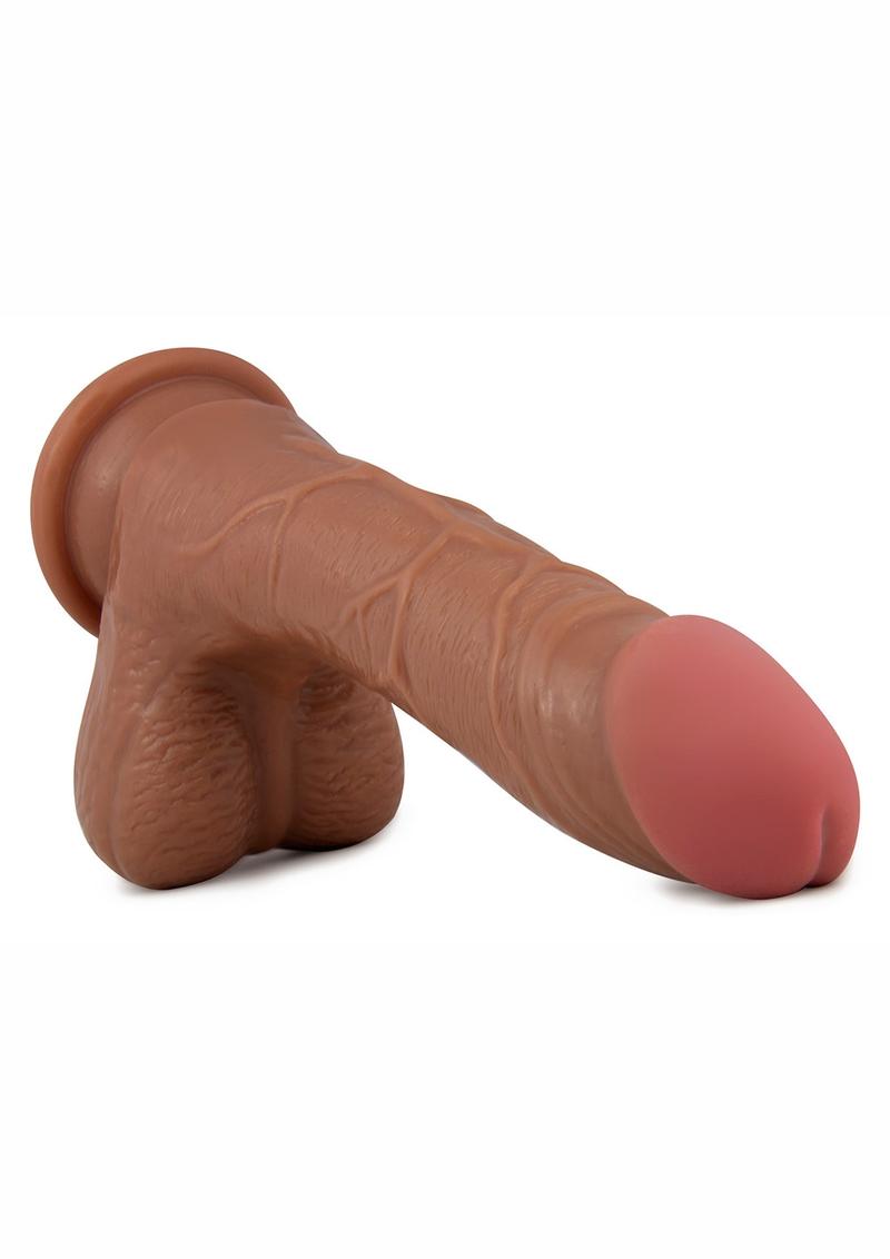 X5 Grinder Dildo With Balls 8.5in
