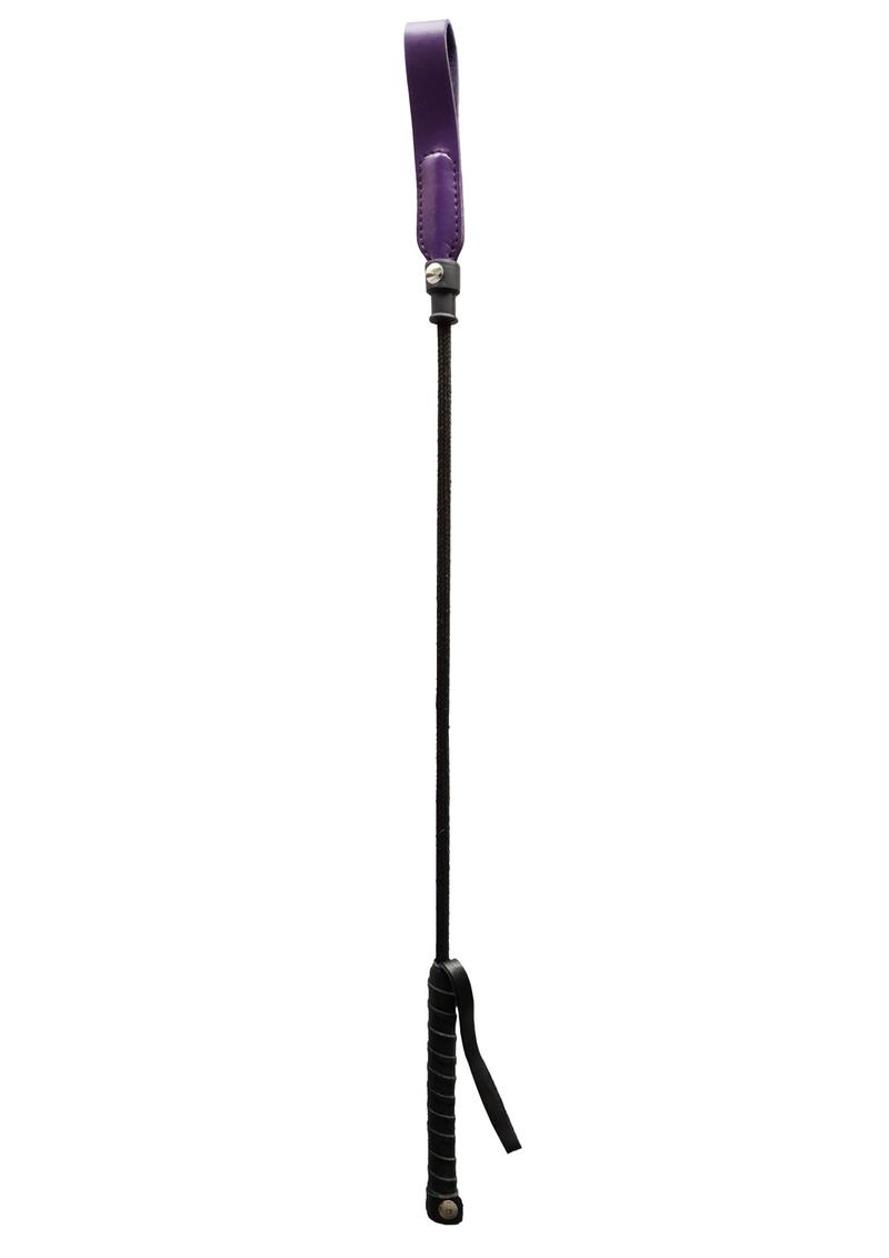 Rouge Fifty Times Hotter Long Riding Crop Slim Tip 24in