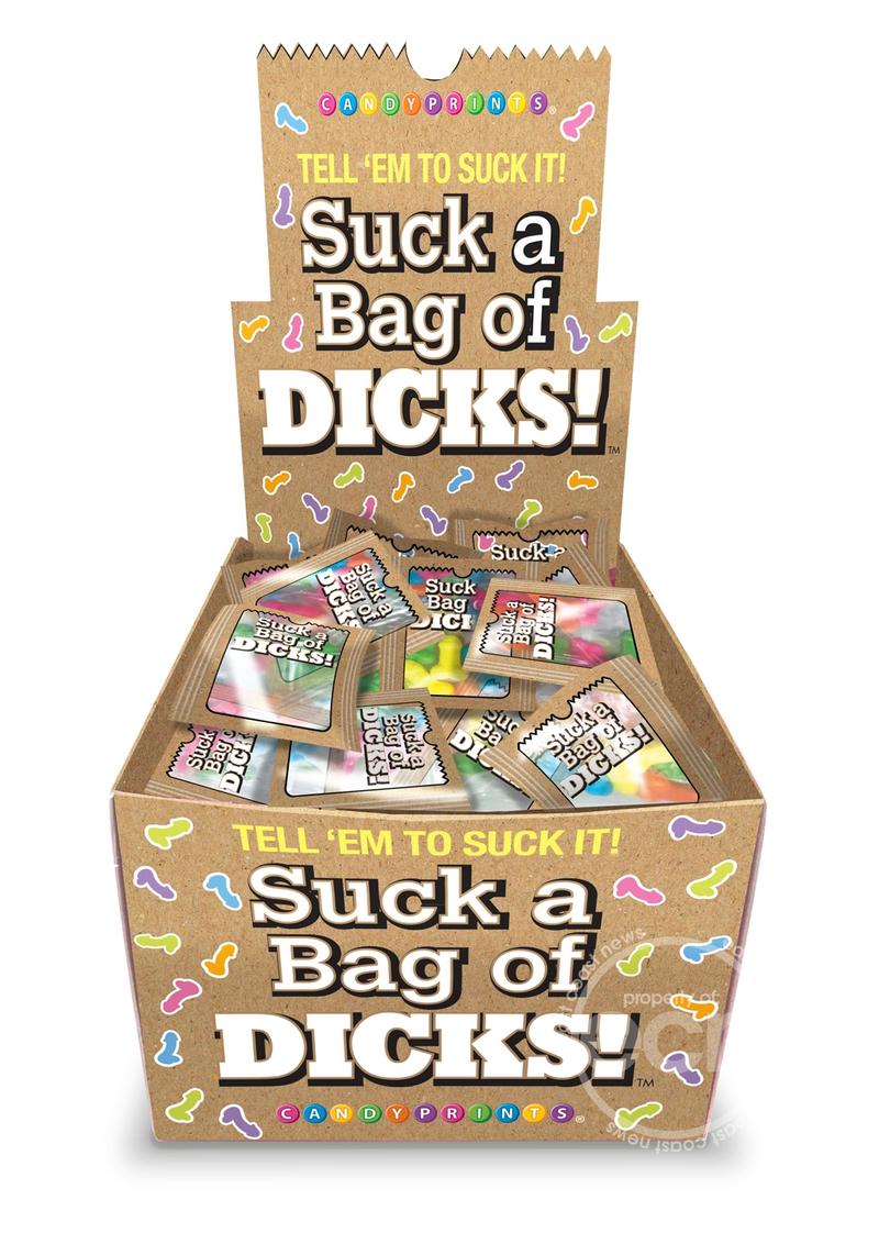 Candy Prints Suck A Bag Of Dicks (SOLD INDIVIDUALLY)