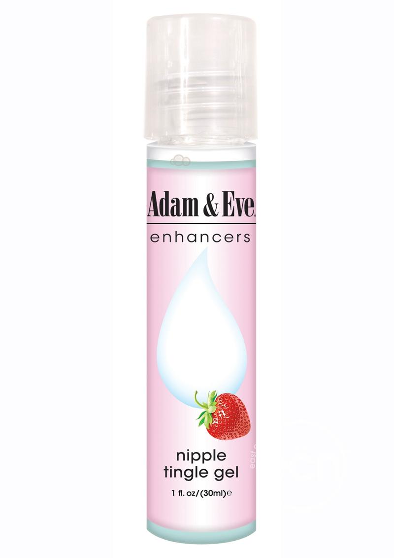 Adam & Eve Enhancers Nipple Tingle Gel Strawberry 1oz