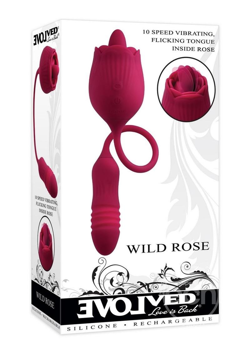 Wild Rose Rechargeable Silicone Clitoral Stimulator