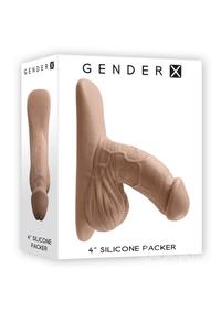 Gender X Silicone Packer Dildo 4in