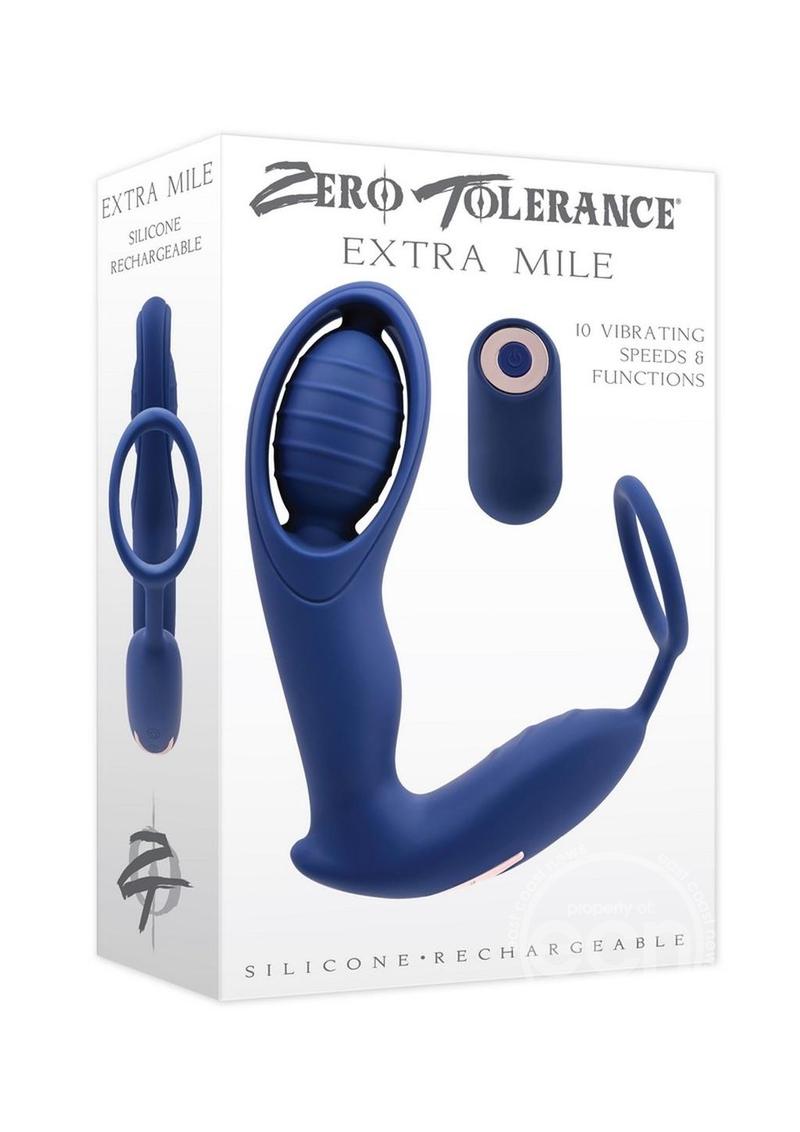 Zero Tolerance Extra Mile Rechargeable Silicone C-Ring Double Motor Vibrator with Remote Control