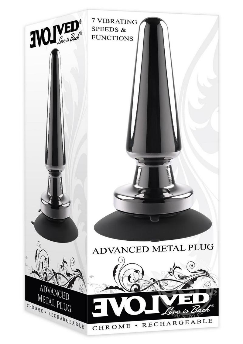 Advanced Metal Plug Rechargeable Vibrating Anal Plug
