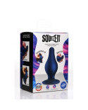 Squeeze-It Squeezable Tapered Large Anal Plug Blue