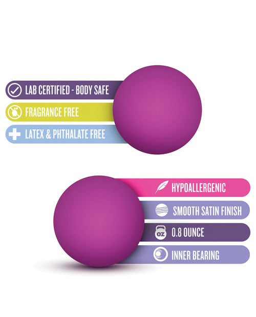 Blush Luxe Double O Beginner Kegel Balls - Pink