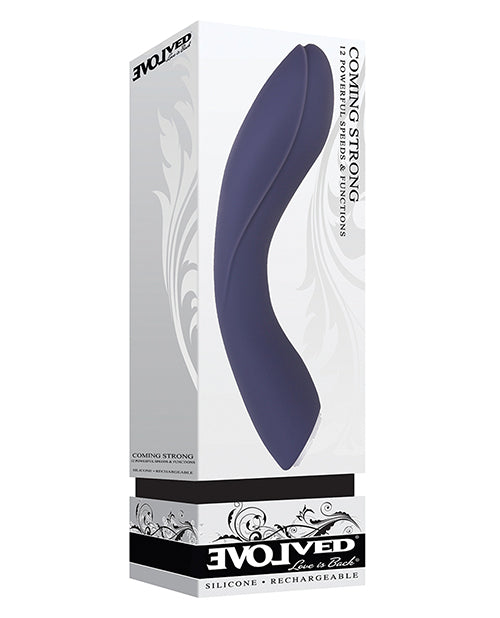 Evolved Coming Strong Vibrator - Blue