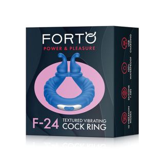 Forto F-24 Textured Vibrating Cock Ring