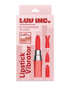 Luv Inc. Lipstick Vibrator w/4 Heads