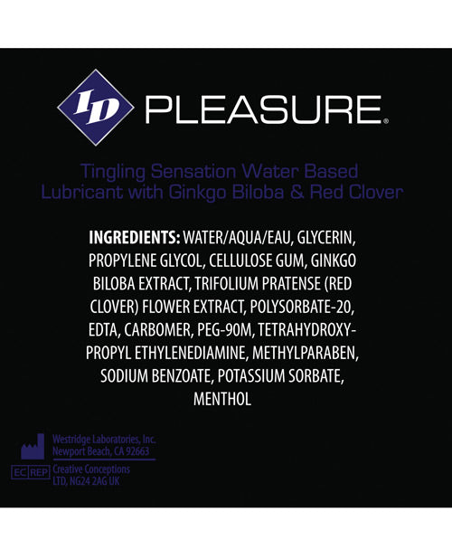 ID Pleasure Waterbased Tingling Lubricant