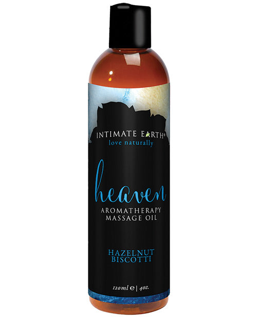 Intimate Earth Heaven Massage Oil - 120 ml Hazelnut Biscotti