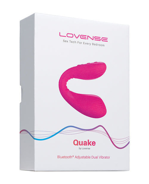 Lovense Quake Adjustable Dual Stimulator - Pink