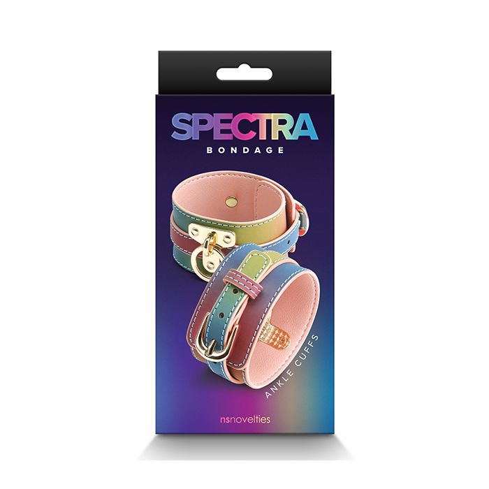 Spectra Bondage Ankle Cuff - Rainbow