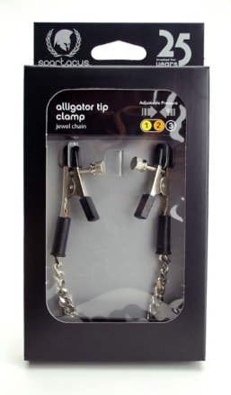Adjustable Alligator Clamps - Jewel Chain