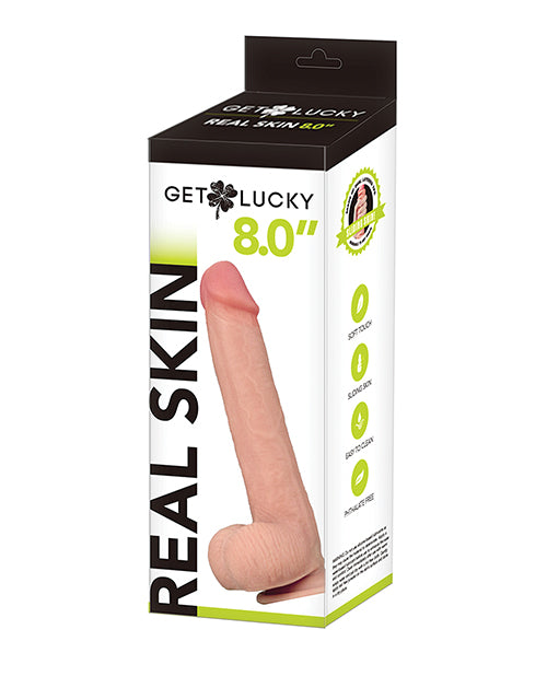 Voodoo Get Lucky 8.0" Real Skin Series - Flesh