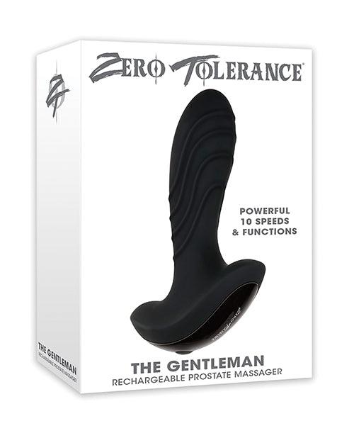 Zero Tolerance The Gentleman Rechargeable Prostate Massager - Black