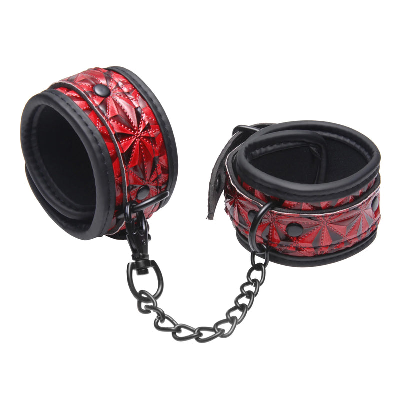 Crimson Tied Embossed Ankle cuff